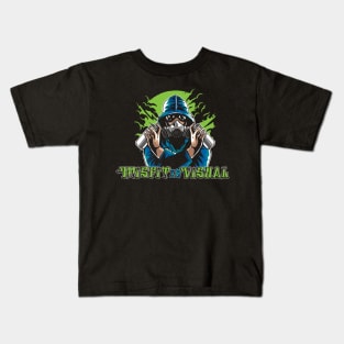 Mistfit In Visual - Graffitti Gasmask_ for darks Kids T-Shirt